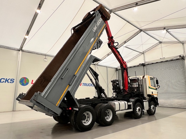 DAF CF 400 8×4 Day Cab Steel Tipper Grab