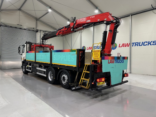 DAF CF 370 6×2 Rear Lift Dropside Brick Grab Manual