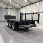 Montracon Tri Axle Flatbed Drawbar Trailer - thumbnail