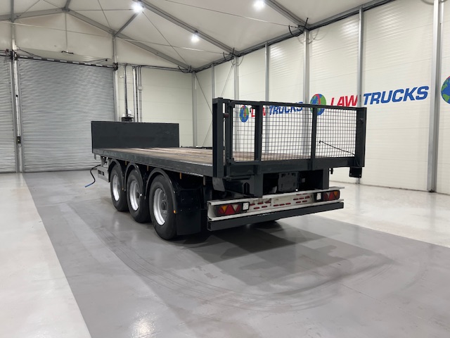 Montracon Tri Axle Flatbed Drawbar Trailer