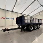 Wheelbase Tri Axle Flatbed Drawbar Trailer - thumbnail