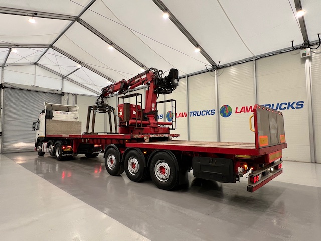 Volvo FM 450 Tractor Unit with Corus Brick Grab Trailer