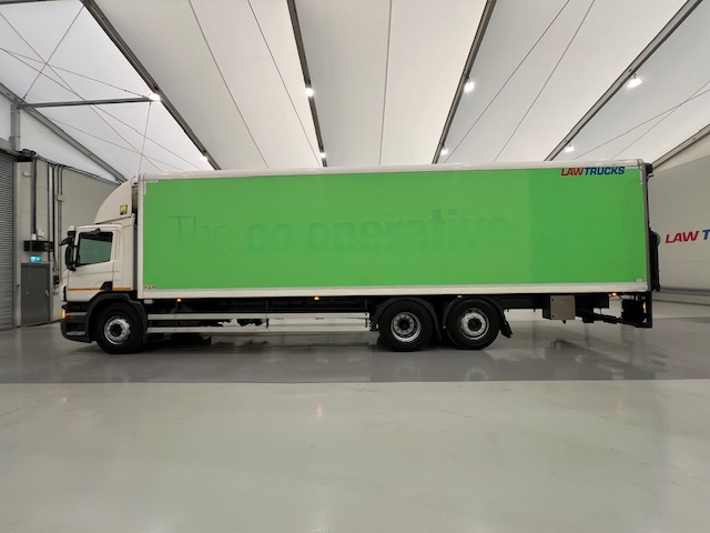 Scania P280 6×2 Rear Lift Day Cab Fridge Box
