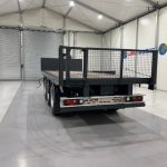 Montracon Tri Axle Flatbed Drawbar Trailer - thumbnail
