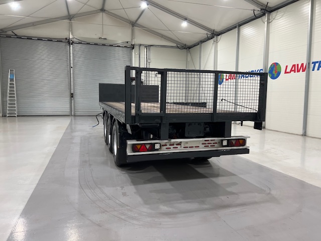 Montracon Tri Axle Flatbed Drawbar Trailer