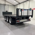 Montracon Tri Axle Flatbed Drawbar Trailer - thumbnail