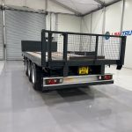 Montracon Tri Axle Flatbed Drawbar Trailer - thumbnail