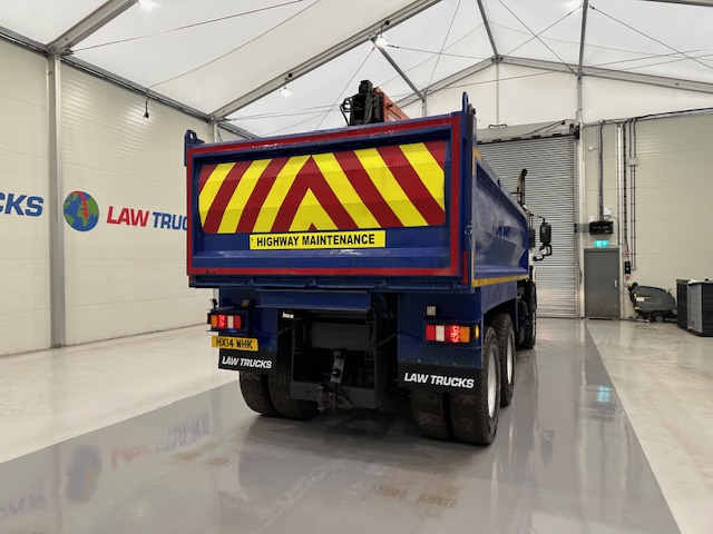 DAF CF75 310 6×4 Steel Tipper Grab Manual