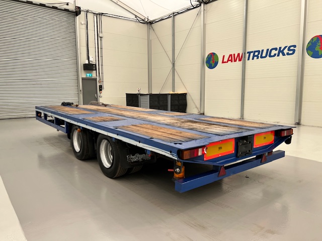 Adwell Tandem Axle Flatbed Drawbar Trailer