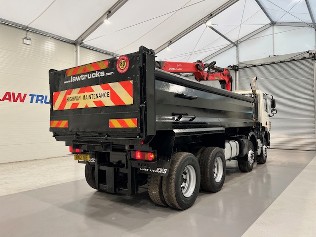 DAF CF85 410 8×4 Day Cab Steel Tipper Grab