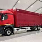 Mercedes Actros 2533 6×2 Sleeper Cab Curtainsider - thumbnail