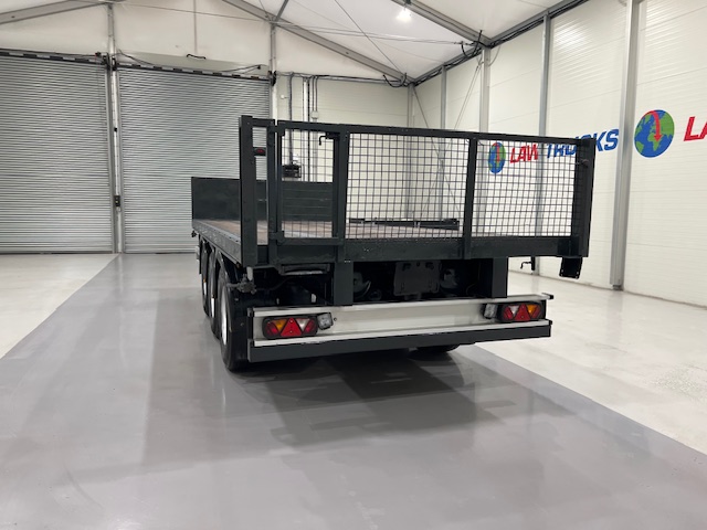 Montracon Tri Axle Flatbed Drawbar Trailer
