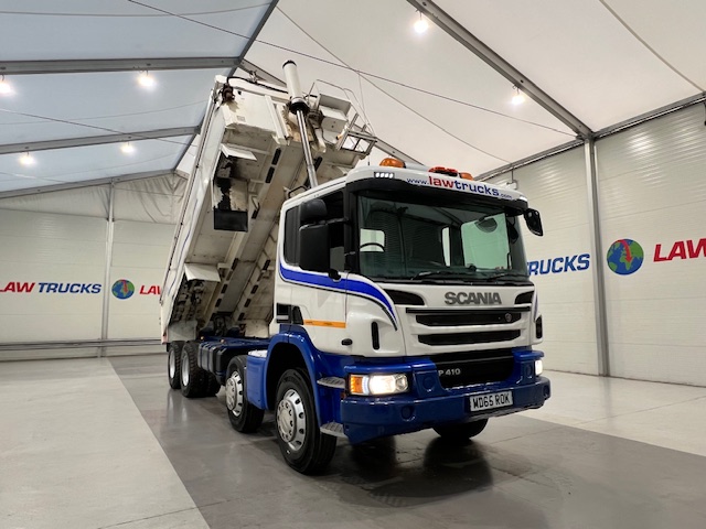Scania P410 8×4 Rest Cab Tipper Manual
