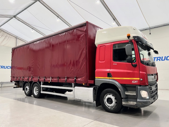 DAF CF 290 6×2 Rear Lift Sleeper Cab Curtainsider