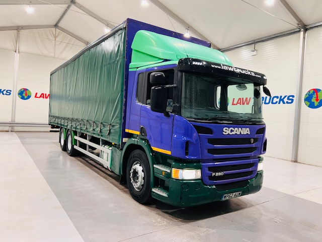 Scania P280 10 Tyre Rear Lift Curtainsider
