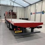 Scania P280 6×2 Rear Lift Flatbed with Crane - thumbnail
