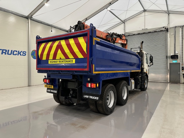 DAF CF75 310 6×4 Steel Tipper Grab Manual