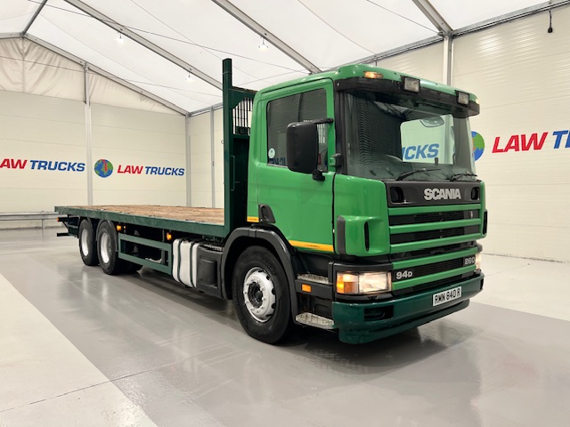 Scania P94 260 6×2 10 Tyre Flatbed Manual