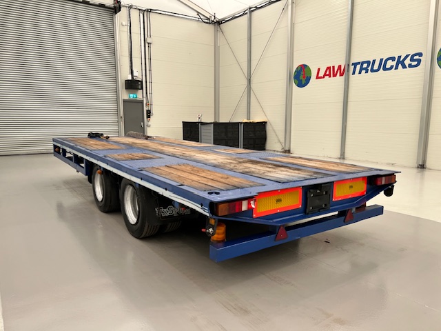 Adwell Tandem Axle Flatbed Drawbar Trailer