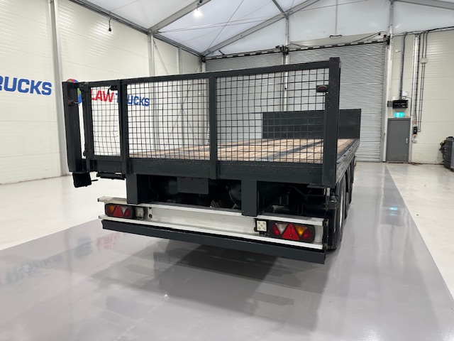 Montracon Tri Axle Flatbed Drawbar Trailer