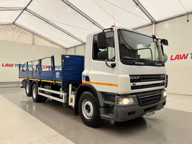 DAF  CF75 310 6×2 Day Cab Dropside Flatbed