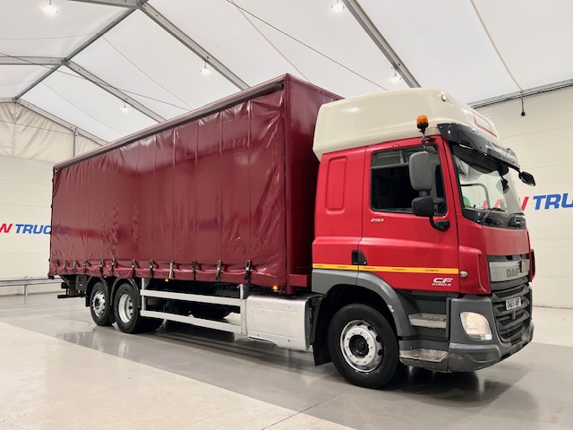 DAF CF 290 6×2 Rear Lift Sleeper Cab Curtainsider