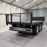 Montracon Tri Axle Flatbed Drawbar Trailer - thumbnail
