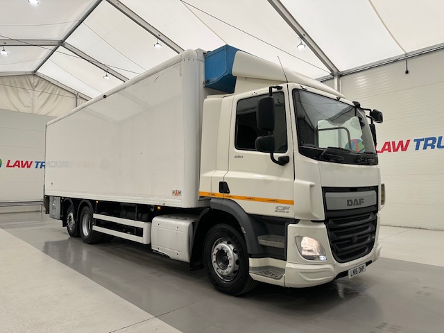 DAF CF 290 6×2 Rear Steer Fridge Box