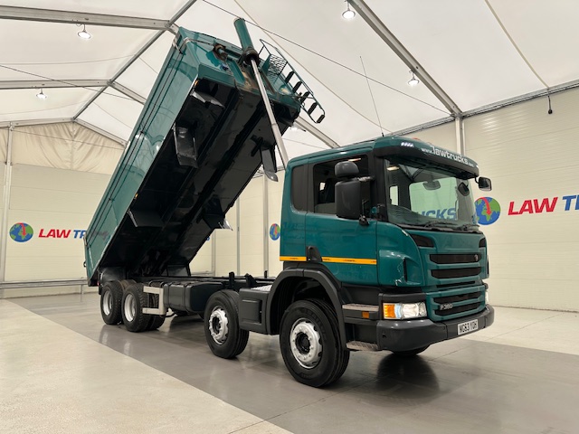 Scania P360 8×4 Rest Cab Tipper Manual