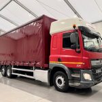 DAF CF 290 6×2 Rear Lift Sleeper Cab Curtainsider - thumbnail
