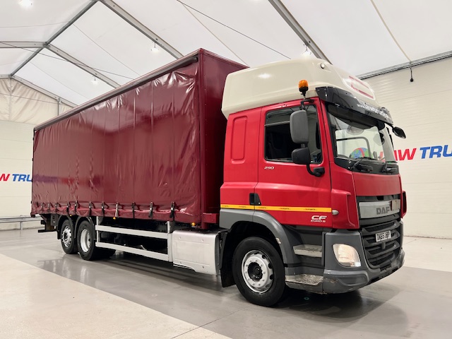 DAF CF 290 6×2 Rear Lift Sleeper Cab Curtainsider