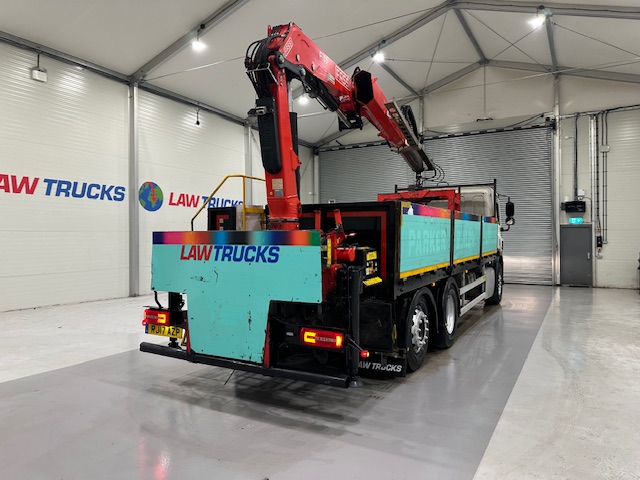 DAF CF 370 6×2 Rear Lift Dropside Brick Grab Manual