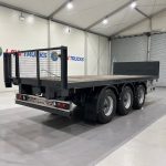 Montracon Tri Axle Flatbed Drawbar Trailer - thumbnail