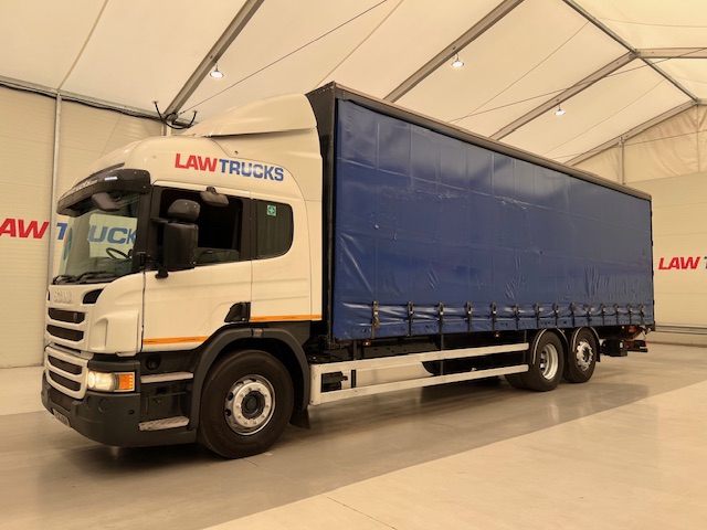 Scania P280 6×2 Highline Rear Lift Curtainsider