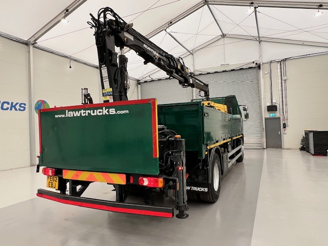 Daf LF55 220 Day Cab Dropside Crane