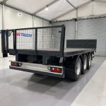 Montracon Tri Axle Flatbed Drawbar Trailer - thumbnail