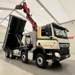 DAF CF 400 8×4 Day Cab Steel Tipper Grab - thumbnail