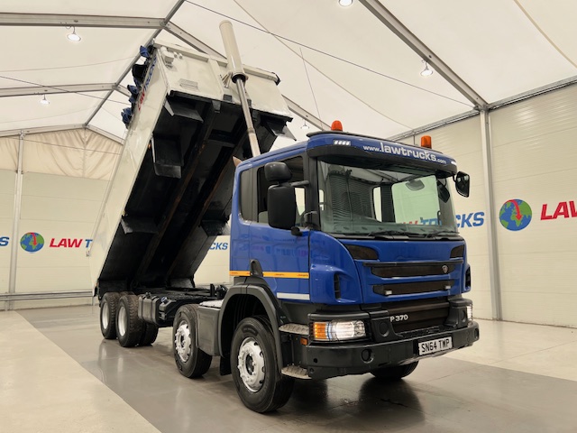 Scania P370 8×4 Rest Cab Tipper Manual