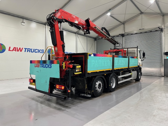 DAF CF 370 6×2 Rear Lift Dropside Brick Grab Manual