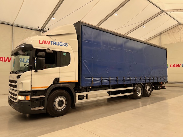 Scania P280 6×2 Highline Rear Lift Curtainsider