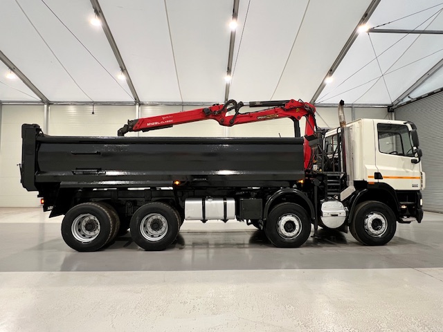DAF CF85 410 8×4 Day Cab Steel Tipper Grab