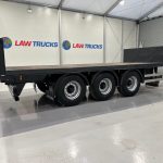 Montracon Tri Axle Flatbed Drawbar Trailer - thumbnail