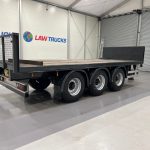 Montracon Tri Axle Flatbed Drawbar Trailer - thumbnail