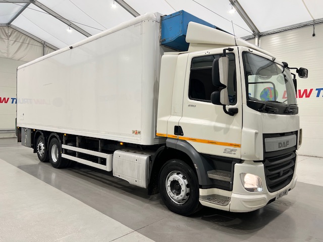 DAF CF 290 6×2 Rear Steer Fridge Box
