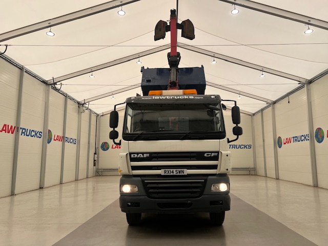 DAF CF85 410 8×4 Day Cab Steel Tipper Grab