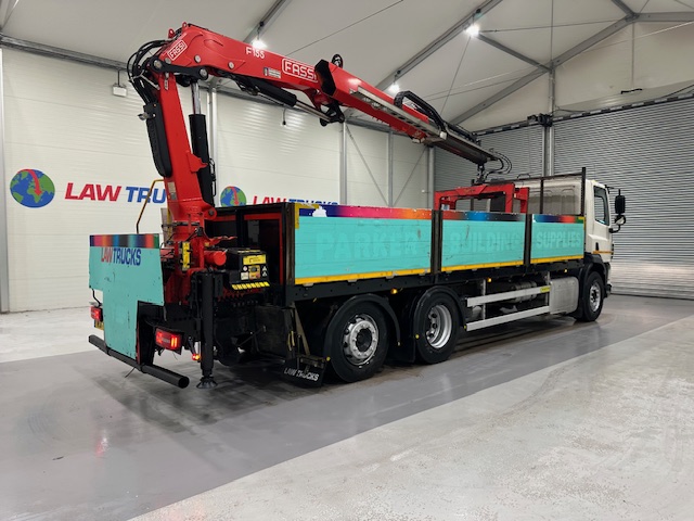 DAF CF 370 6×2 Rear Lift Dropside Brick Grab Manual