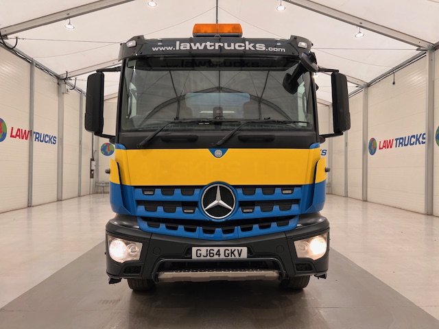 Mercedes Arocs 1824 Day Cab Skip Loader