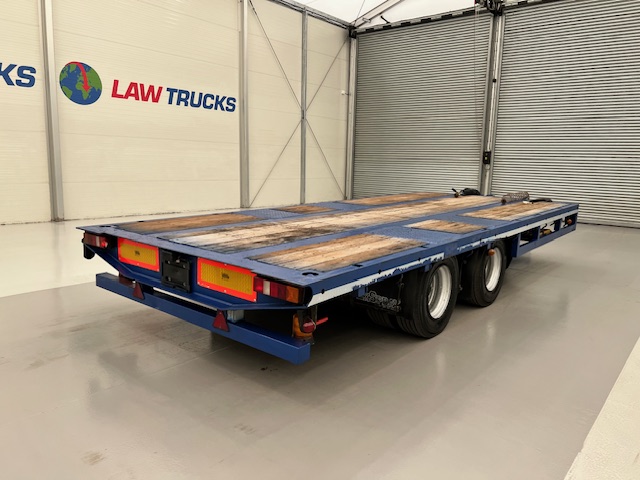 Adwell Tandem Axle Flatbed Drawbar Trailer