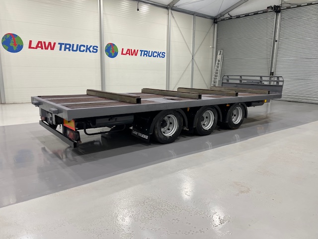 SDC Tri Axle Flatbed Drawbar Trailer