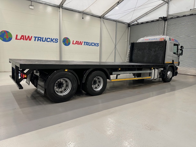 Scania P94 260 10 Tyre Sleeper Cab Flatbed